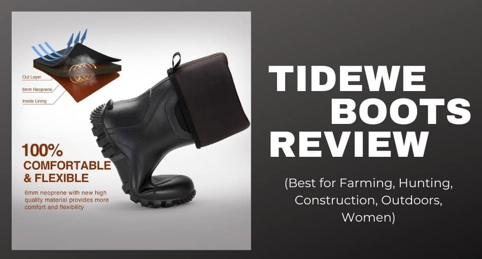 TideWe Boots Review
