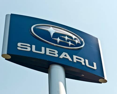 Subaru Dealership Sign