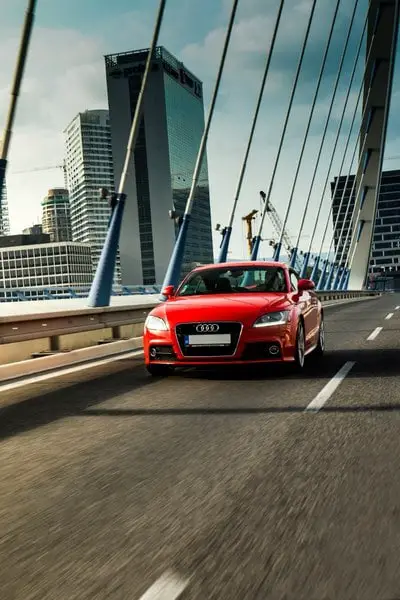 Red Sports Audi