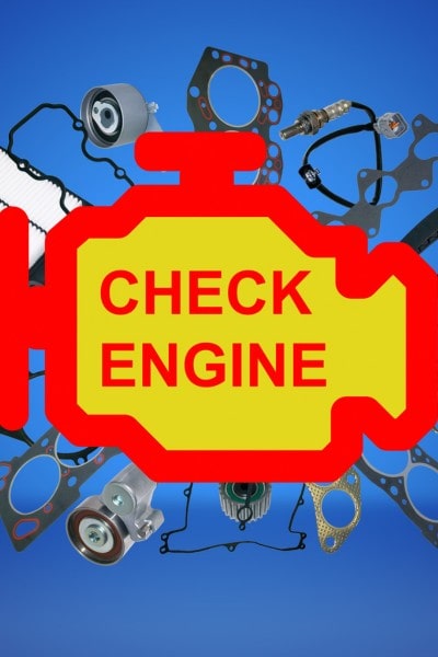Check engine sign