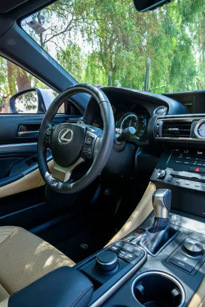 Lexus car interior