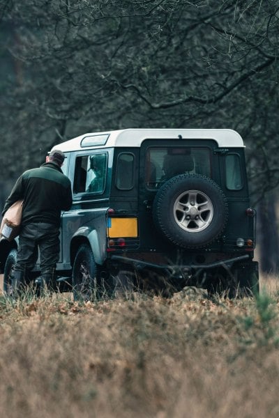 Ranger with Jeep in Field