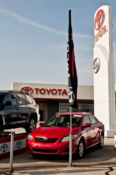 Toyota Dealership cars
