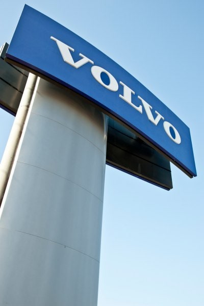 Volvo Dealership sign